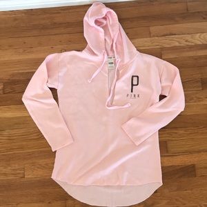 VS PINK v-neck hoodie